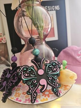 3d Printed Your Storys Not Over  Car Rear view Hangers